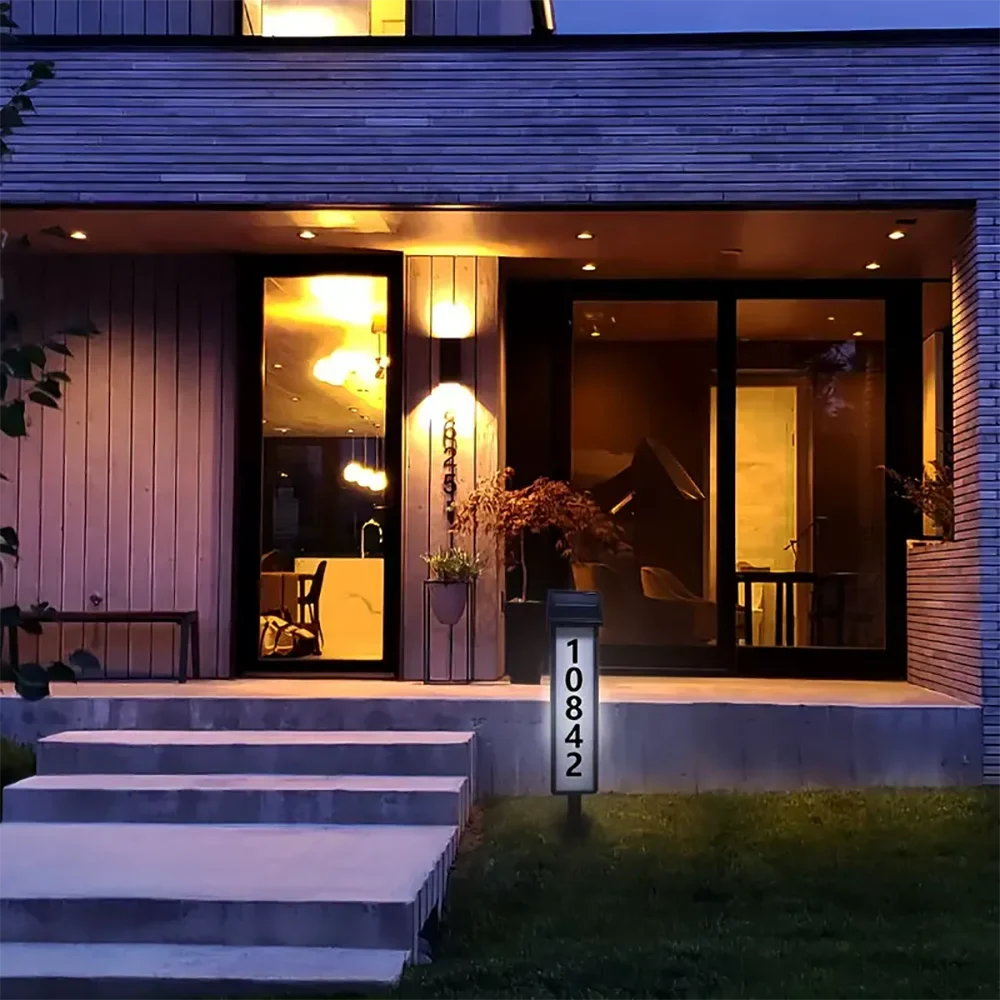 Solar Address Sign Light