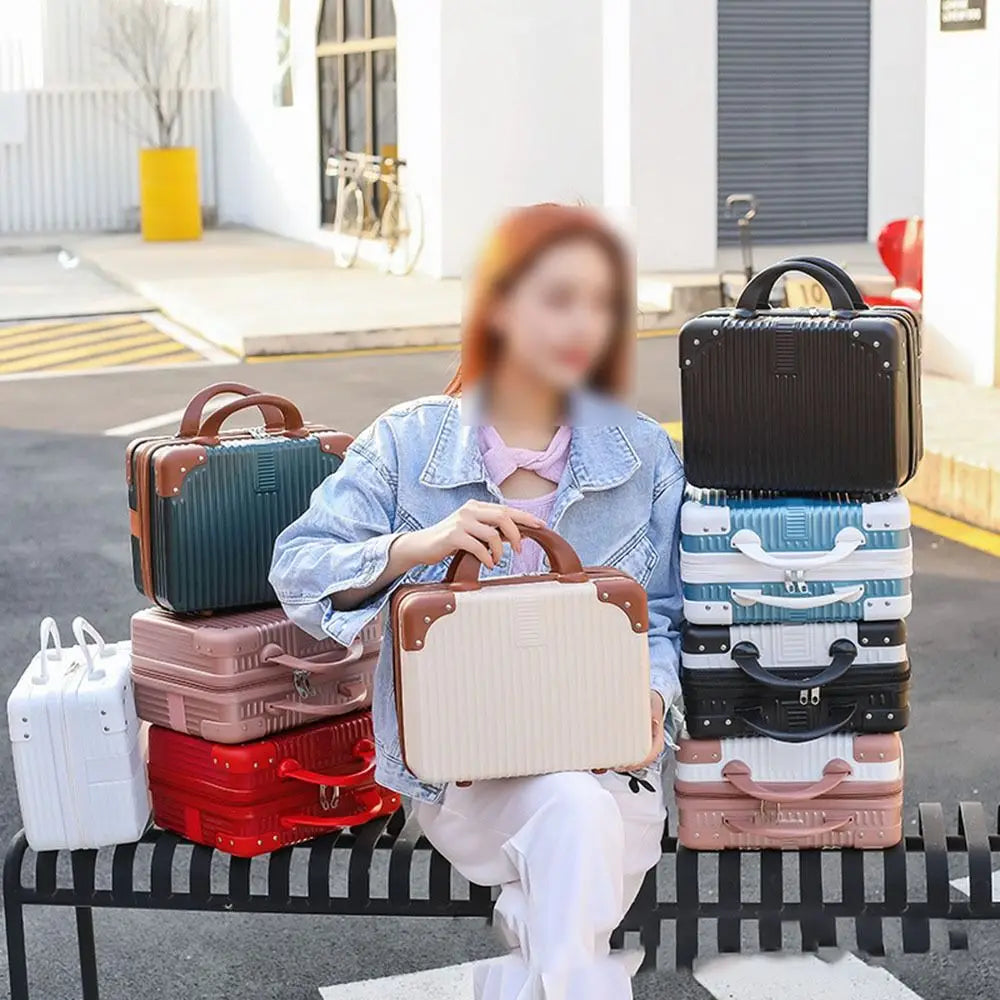 Travellia Mini Cosmetic Case | Compact & Stylish | Hard Shell made of ABS+PC | Ideal for Travel & Make-up