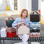 Travellia Mini Cosmetic Case | Compact & Stylish | Hard Shell made of ABS+PC | Ideal for Travel & Make-up