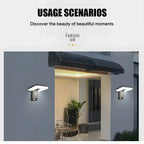 Solayra FoldWall Solar Wall Light | 3 Lighting Modes | 120° Tiltable | With Motion Sensor & Dusk Switch
