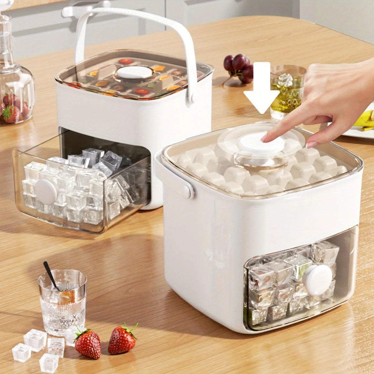 48-Grid Easy Ice Cube Maker Machine