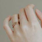 Personalized Hand Written Note Ring