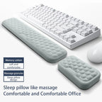 ErgoLuxe GelPad | Comfort Mousepad | Wrist Rest & Massage | Silicone & Memory Foam