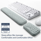 SilentaPad Wrist Rest | Ergonomic Mouse Pad with Memory Foam & Massage Area | For PC, Laptop & Gaming
