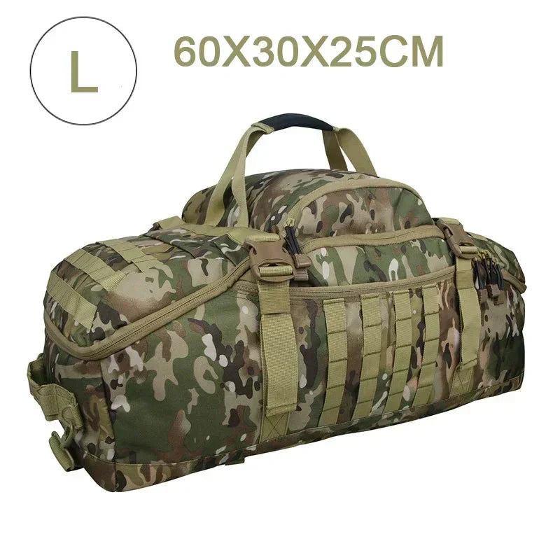 Large Tactical Travel and Backpack - TrailTrek Duffle