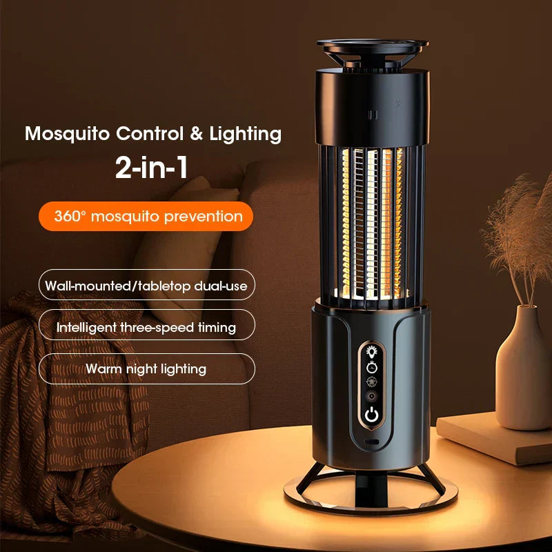Zentora Mosquito Lamp | USB-powered & Quiet | Chemical-free with Night Light Function