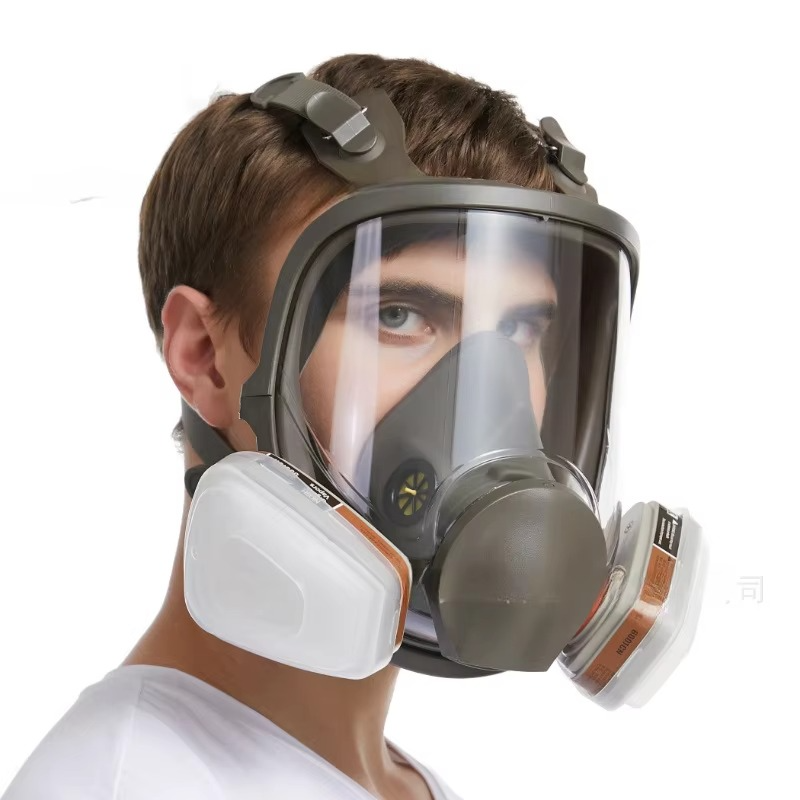 Comprehensive Full Face Respirator Safety Gas Mask with Anti-Fog Protection