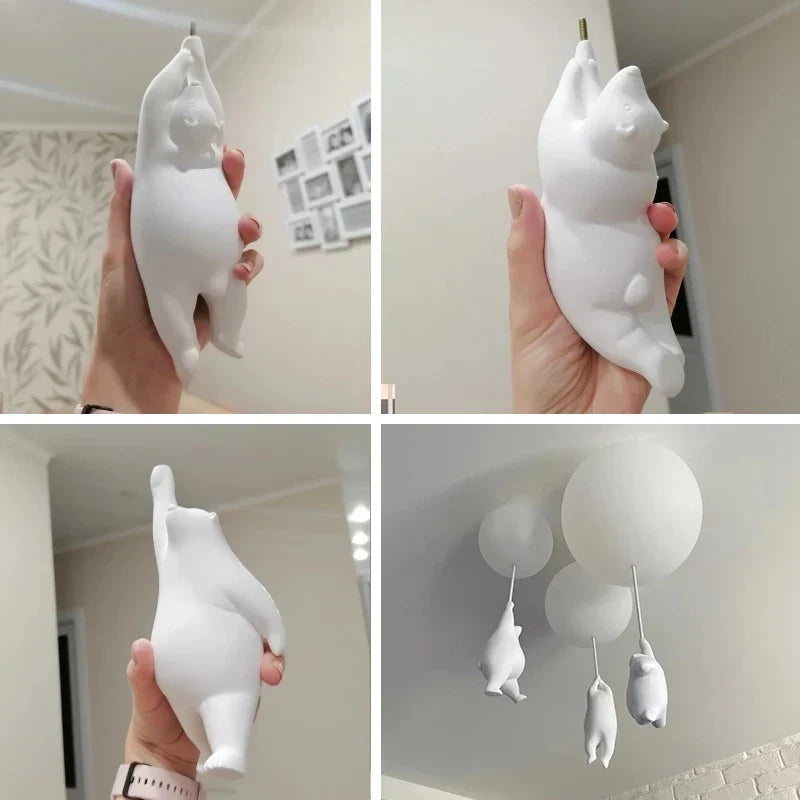 Hanging Bears Balloon Lamp