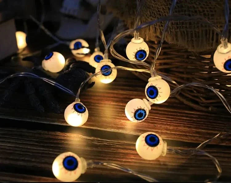 Halloween LED Pumpkin & Skull String Lights