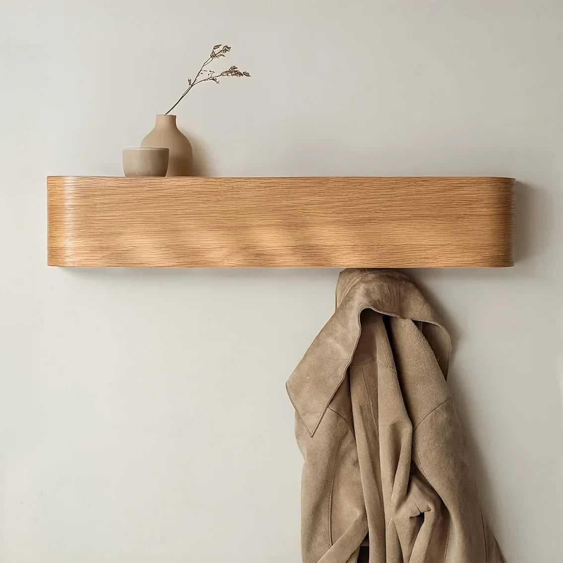 NordicHide Rack Wall wardrobe with shelf & hidden hooks