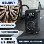 AirVolt Go Compressor | Wireless & Rechargeable | Tire Pressure & Power Bank in One | Compact & Mobile