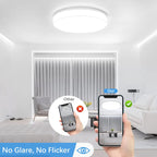 IRALAN Ultra-thin Round LED Ceiling Light - Versatile Lighting for Any Room, 18W to 48W Options