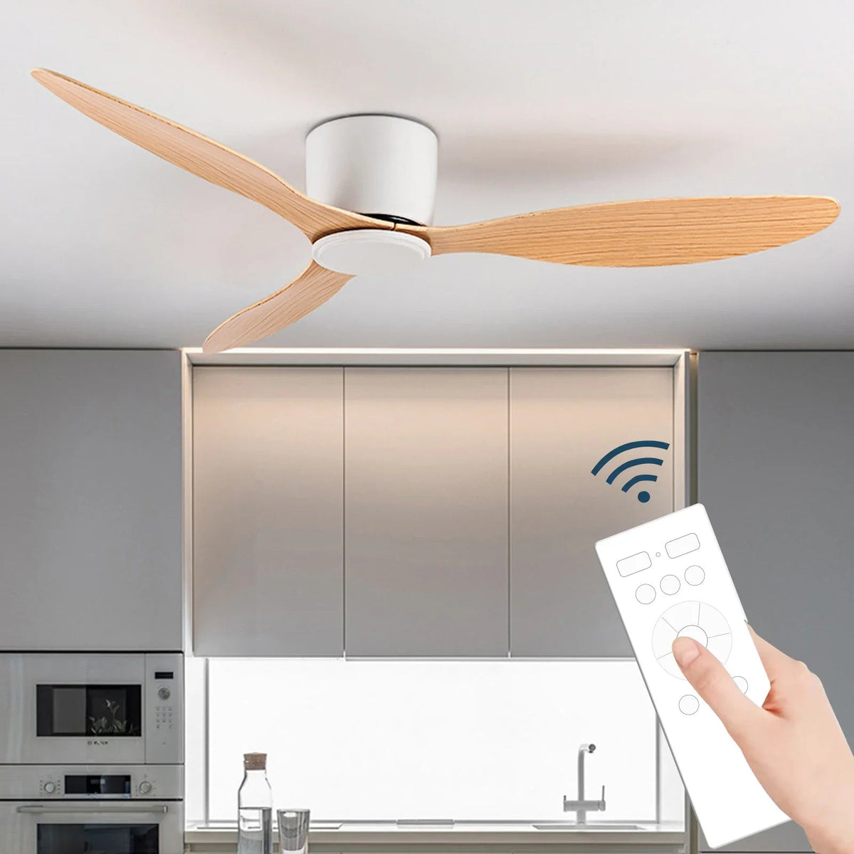 Ceiling Fan With Light Scandinavian Design