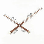 WoodSphere Clock - Large DIY Wall Clock with Walnut Wood