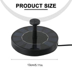 Solar Water Fountain