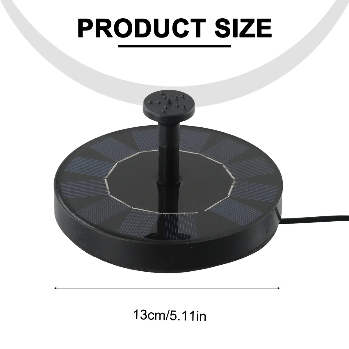 Solar Water Fountain