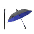 Heavy-Duty Curved Handle Rain Umbrella
