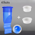 DrainGuard Backflow Preventer Set – 6 Pieces Anti-Odor & Backflow Floor Drain Flap for Bathroom, Toilet & Kitchen