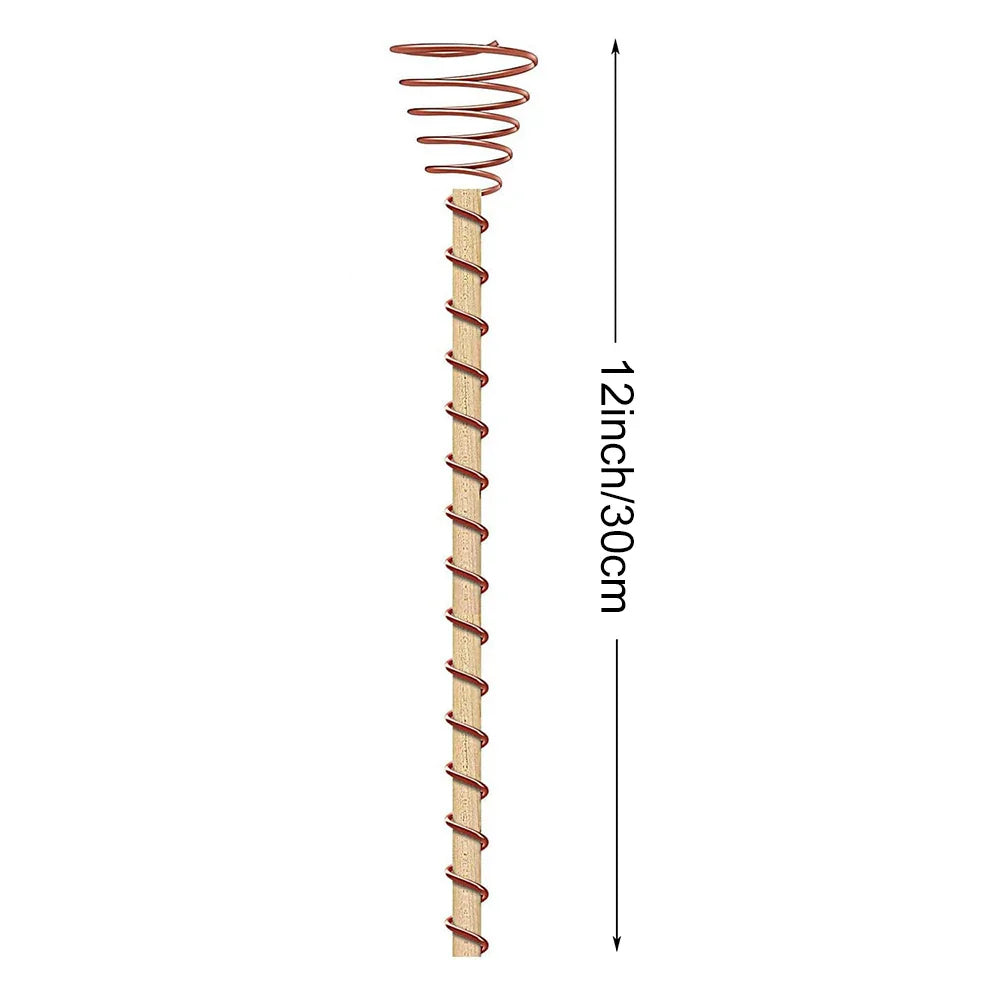 VerdoraFlux Electroculture Plant Antennas | Copper Growth Rods for Garden & Potted Plants | Promoting Plant Growth Without Fertilizer