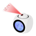 AlarmBeam Projection Clock with Temperature and Dual Alarm – LED Display