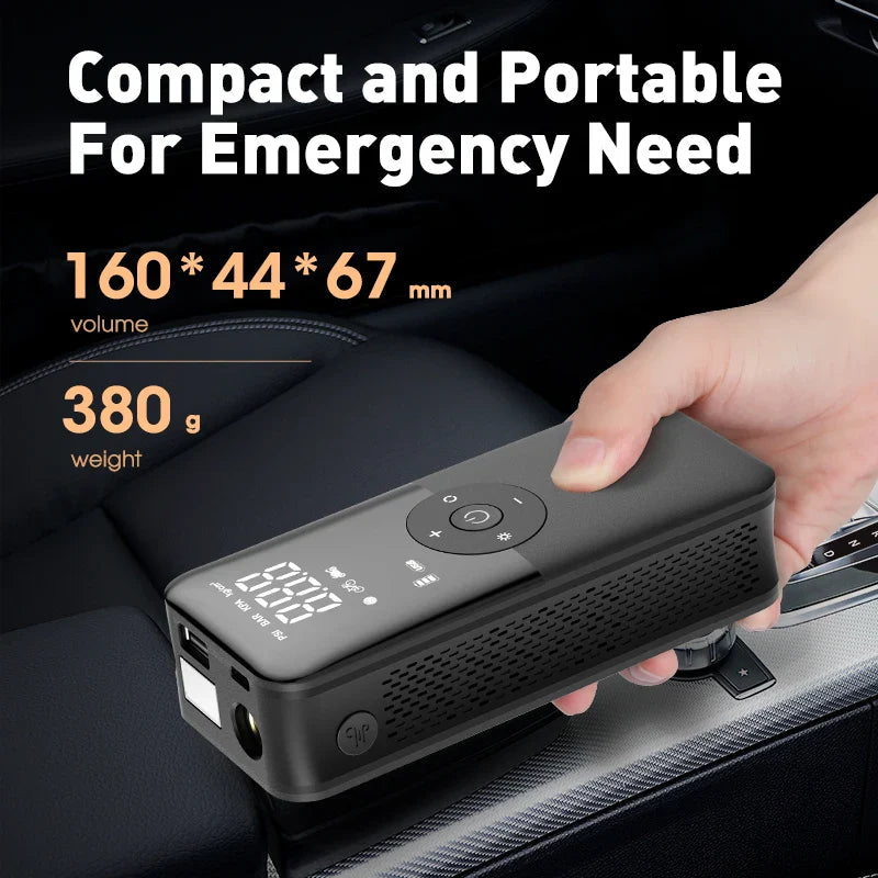 Air Compressor AIRTORO | Rechargeable & Cordless | For Car, Bicycle & Balls | With Power Bank Function