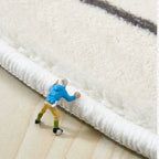Irregular Area Rug for Bedroom and Living Room Carpet
