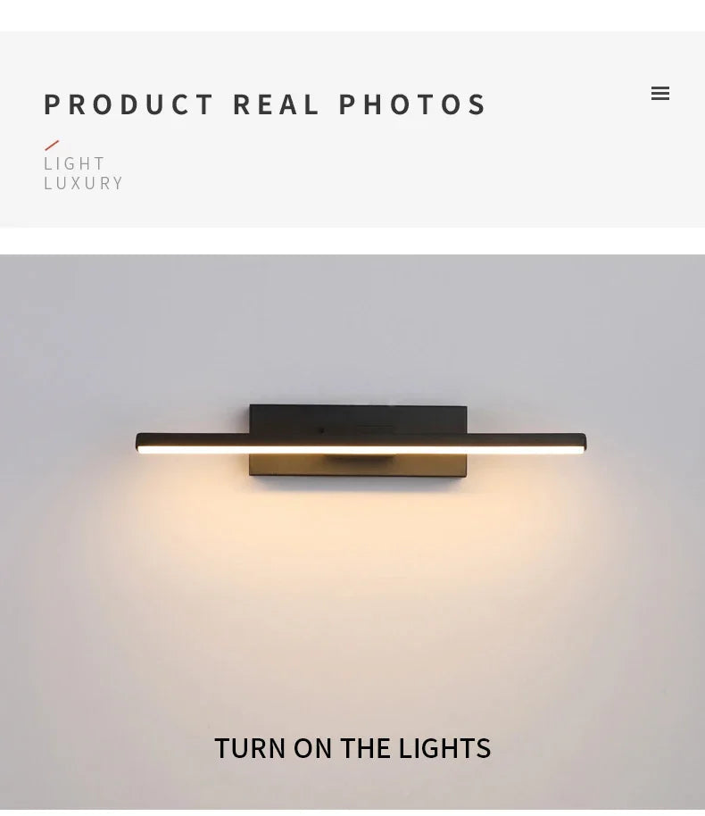 AuroLite Adjustable LED Wall Light | 330° Swiveling | Modern Design for Bedroom & Living Room | Aluminum