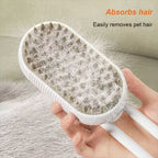 Steam comb for silky fur in dogs & cats