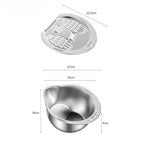 All-in-One Stainless Steel Kitchen Drain Slicer Bowl