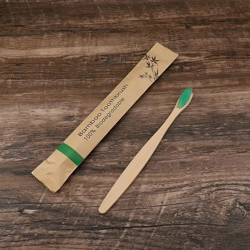 Eco-Friendly Bamboo Toothbrush Set – 10 Pack Soft Bristle Brushes for Adults