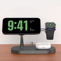 Magnetic 3 in 1 Wireless Charging Station - Fast Charger for iPhone, Apple Watch & AirPods