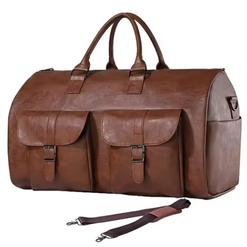 Garment Duffel Weekender Bag – Foldable Carry-On Suit Bag for Men