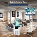 Compact Air Purifier with HEPA Filter, Aromatherapy, and Quiet Operation