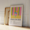 Piña Colada Cocktail Wall Art – Tropical & Stylish Decor