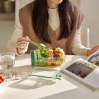 Salad Jar With Side-Opening
