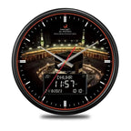 Prayer clock with automatic azan adjustment and 10 azan sounds