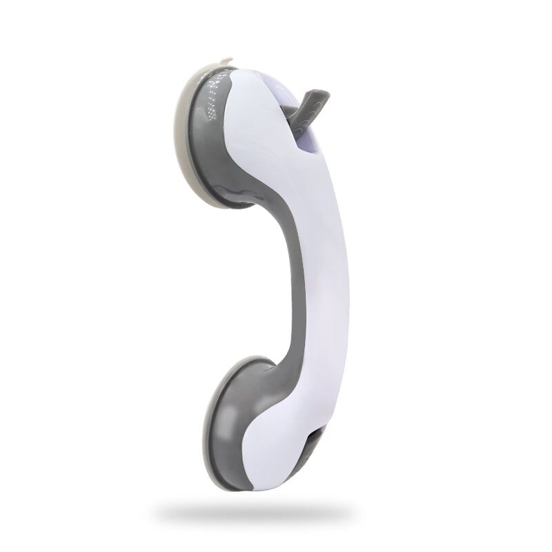 Safety handle with non-slip support and vacuum suction cup - Perfect for bathrooms and showers - Provides stability and support