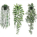 VerduraLine Artificial Plant Hanging | Evergreen & Maintenance-Free | 90 cm Decoration | Fresh Natural Design