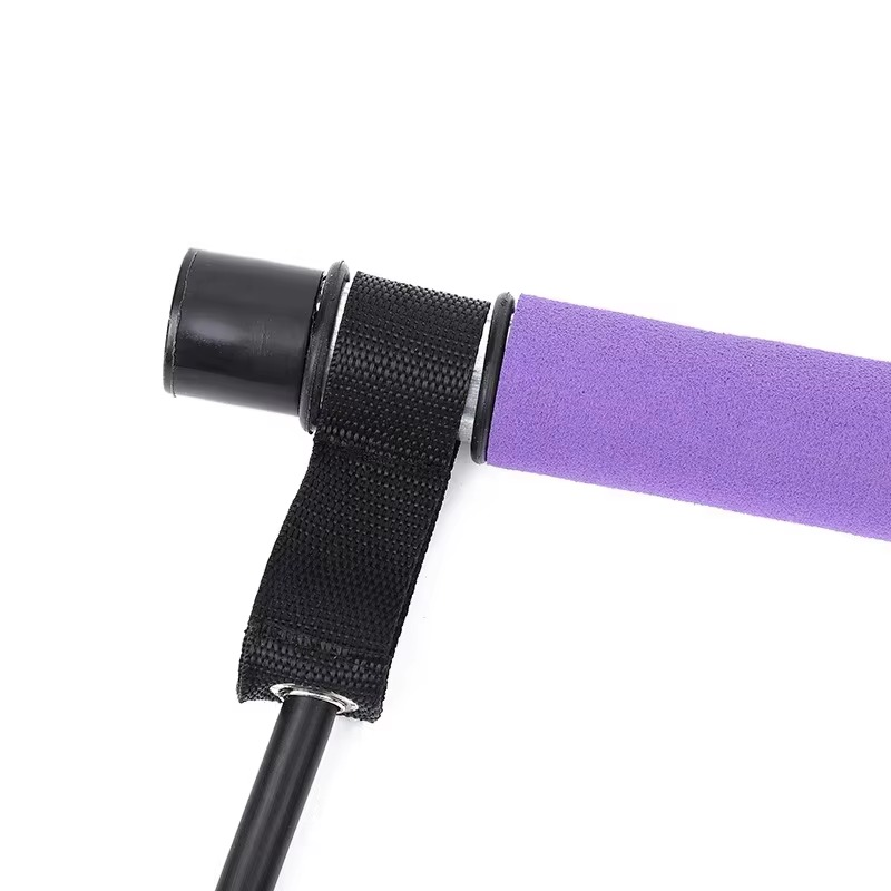 Portable Pilates Bar Kit with Resistance Bands for Full Body Home Workouts