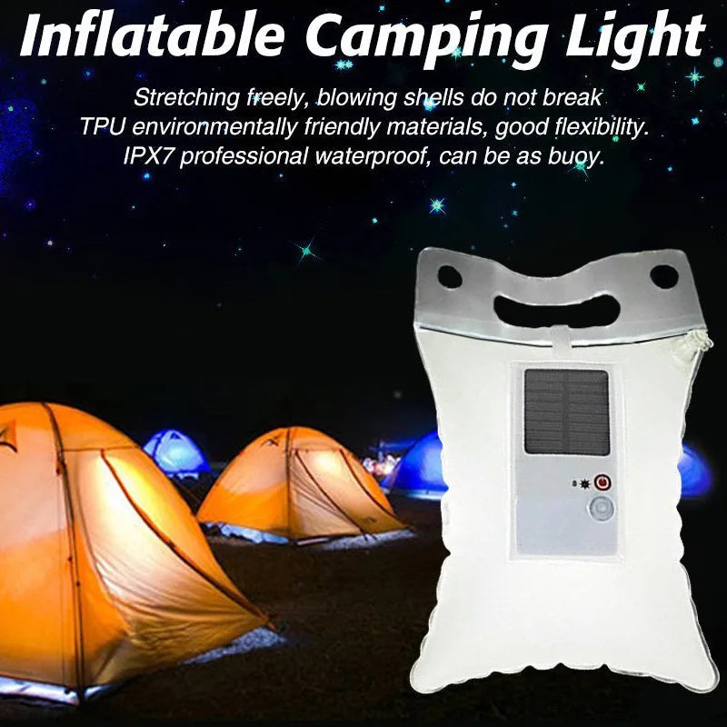 Solar lamp in transparent bag – Energy-saving LED lamp for garden and outdoor use