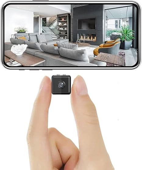 1080P Mini Security Camera with Motion Detection & App Control