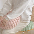Fluffy Pastel Pumpkin Cushion