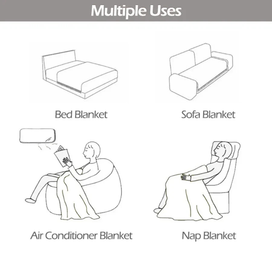 Sofa Towel With Tassels