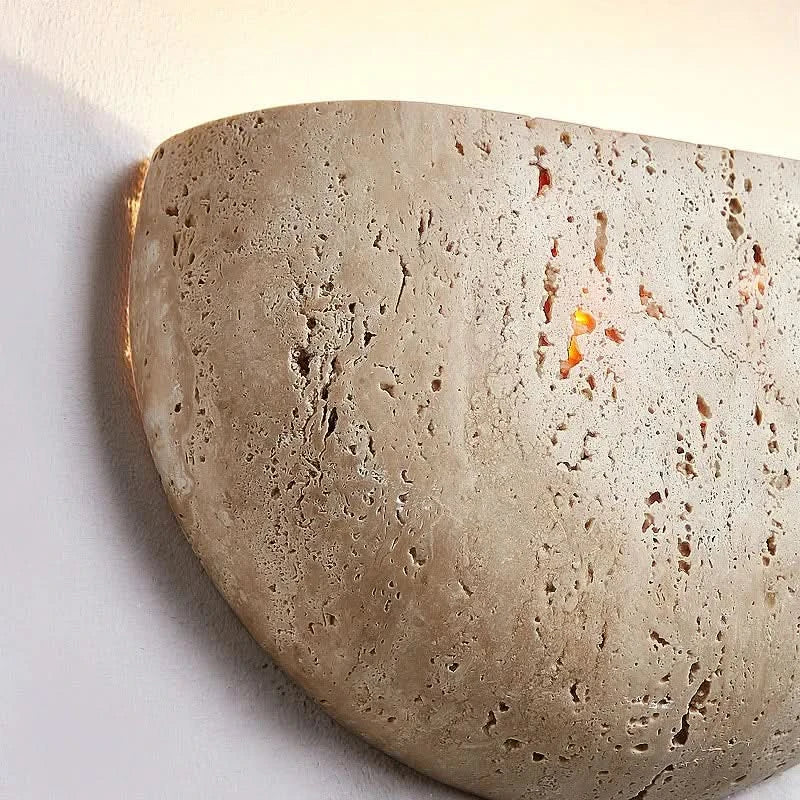 Stone Wall Lamp – Retro Wabi-Sabi LED Light