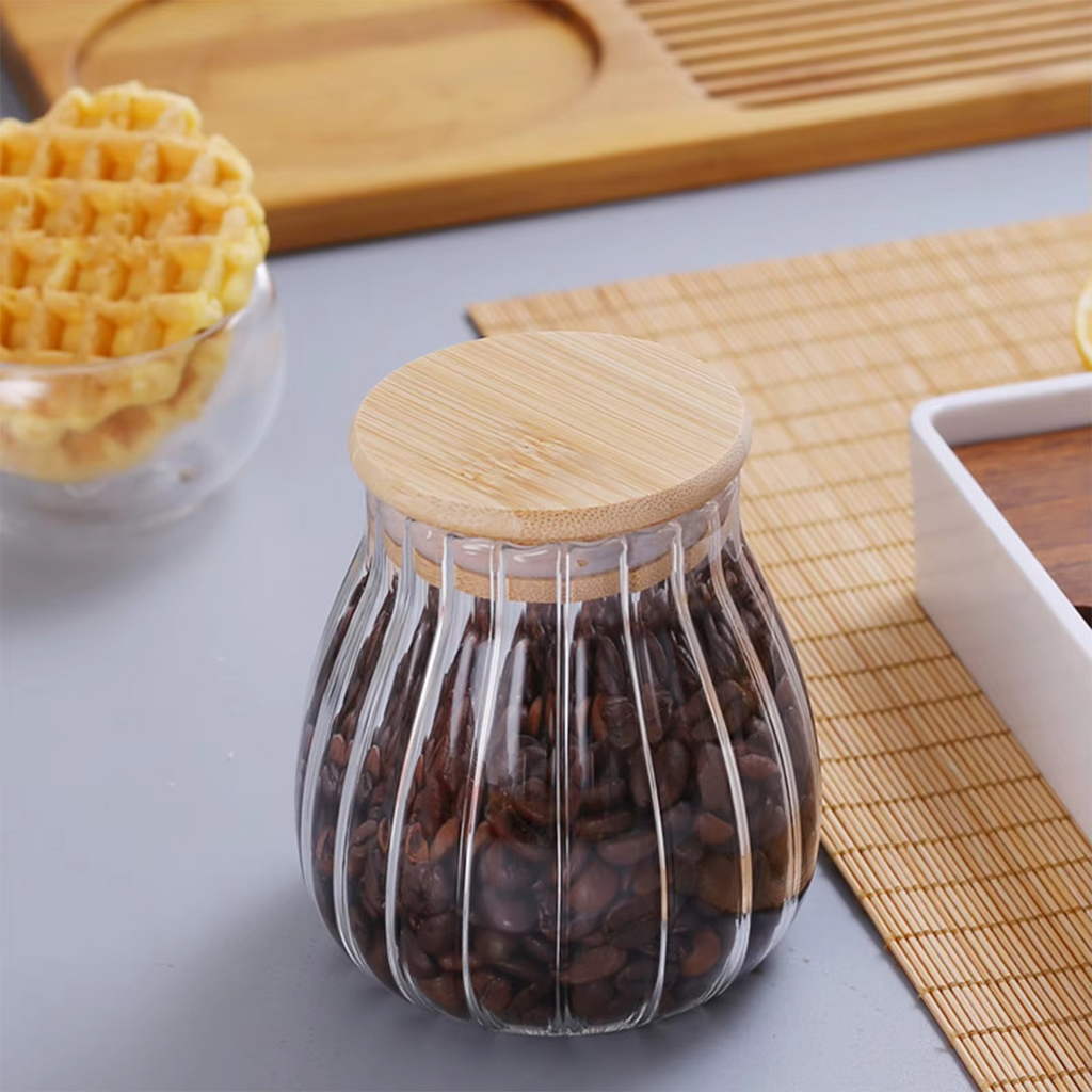 Premium Glass Airtight Canister with Sealed Lid for Kitchen Storage