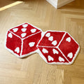 Heart Dice Rug