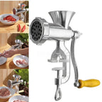 Meat Grinder Kraftivo | Manual | Aluminum Alloy | For Ground Meat, Sausages & Dough