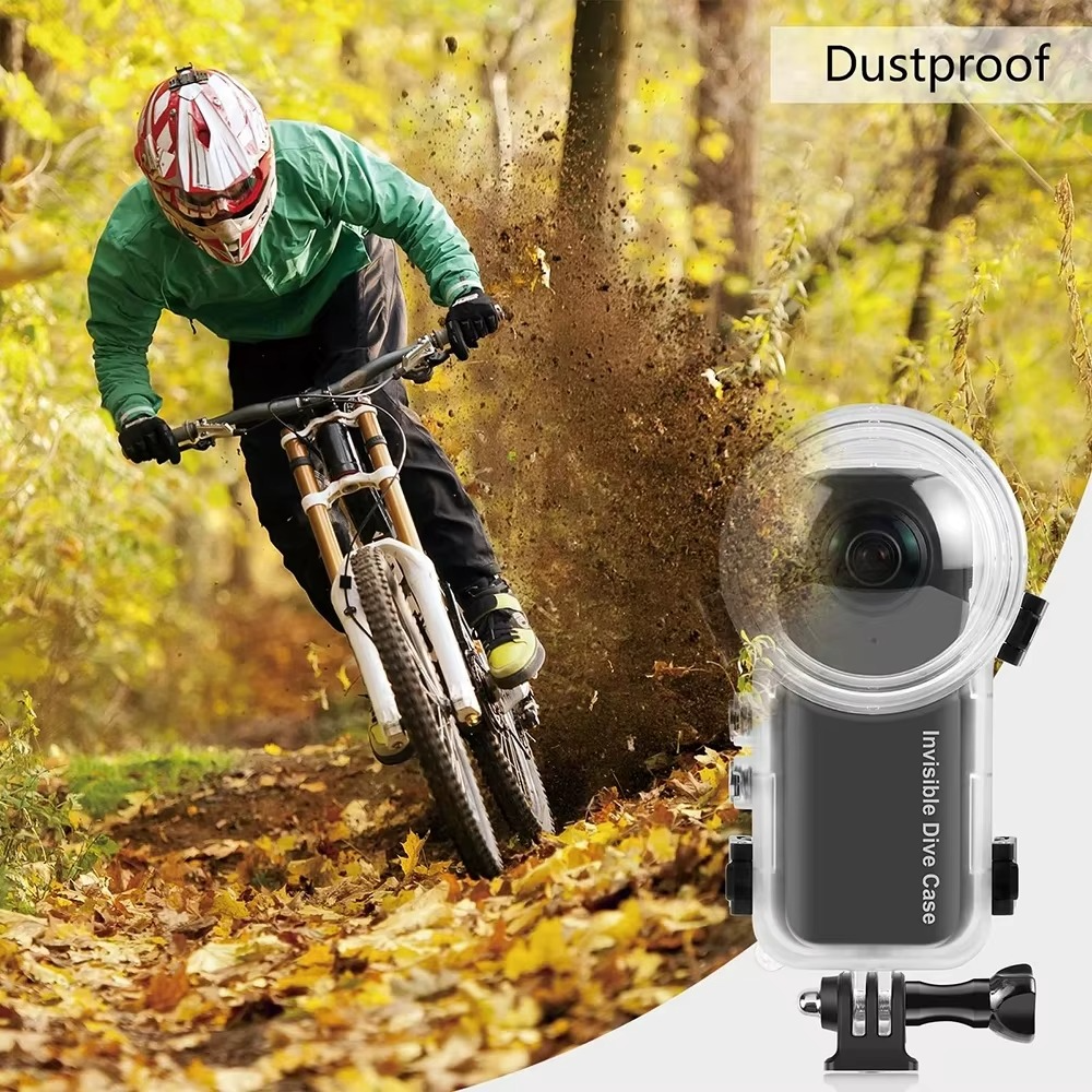 Invisible Waterproof Dive Case for Insta360 X3 - 164 ft Underwater Housing Shell