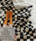 Plain Checkerboard Throw