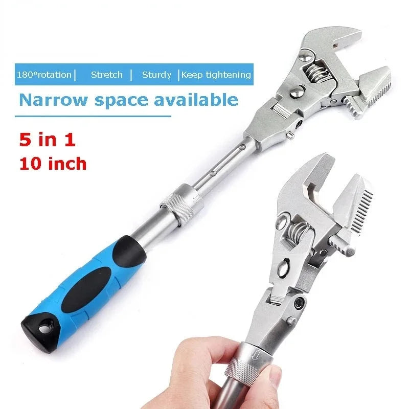 Multifunctional Retractable Ratchet Wrench